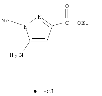 ethyl 5-amino-1-methylpyrazole-3-carboxylate,hydrochloride cas no. 1253790-61-2 96%